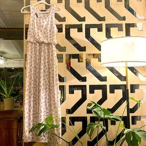 Boohoo long flower dress